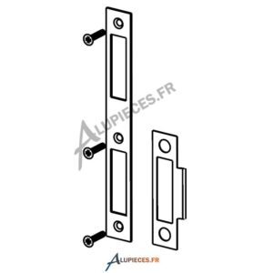 Joint brosse bas de porte aluminium : Devis sur Techni-Contact - Joint  brosse bas de porte en F