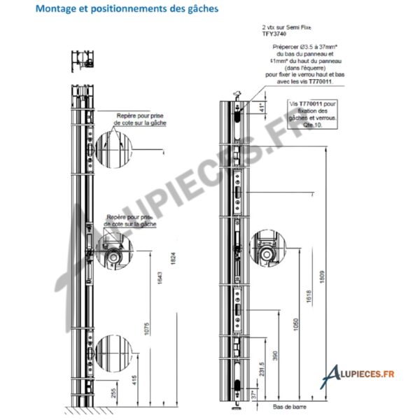 SOLEAL FY - Montage position gâches-001