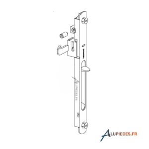 Fermeture simple levier Technal pour coulissant GB