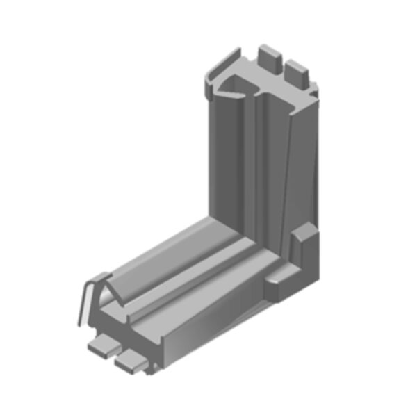 TFY3848 Piece angle Technal joint central FY55/65 gamme SOLEAL