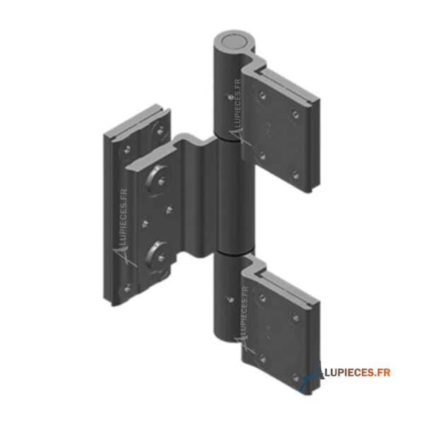 Paumelle Feuillure 3 lames Technal référence TPY3627