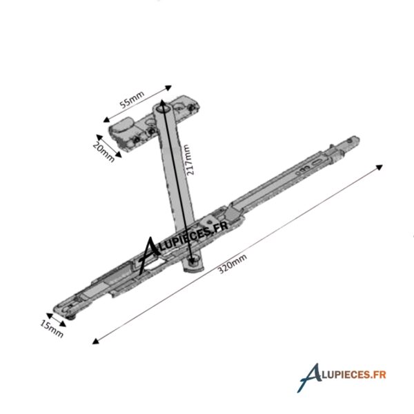 Compas-additionnel-BO-Technal gamme FY55 ou 65-Côtes